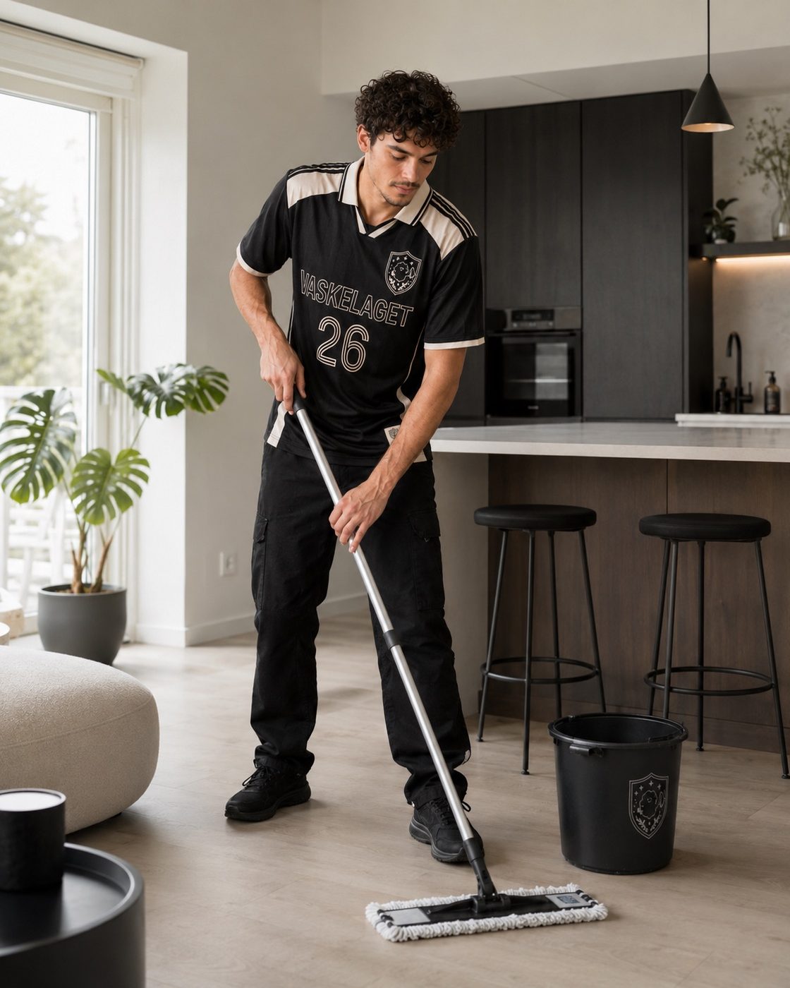 Fornøyd kunde i rent hjem